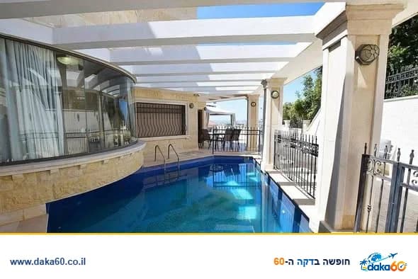 וילה רוז פרימיום עם ג׳קוזי ובריכה פרטית