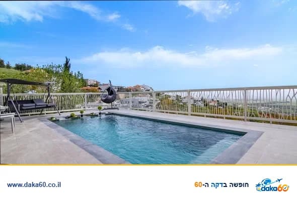 וילה סאן לייט בנוף כנרת לסוכות
