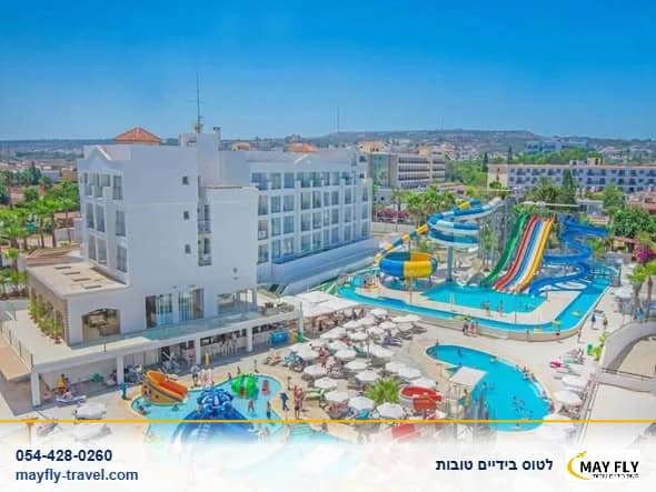 סופ״ש חצי פנסיון במלון Anastasia Waterpark Beach Resort בקפריסין ל-3 לילות