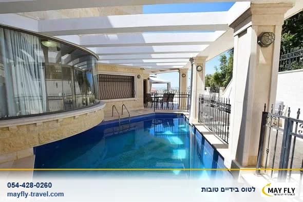 וילה רוז פרימיום עם ג׳קוזי ובריכה פרטית
