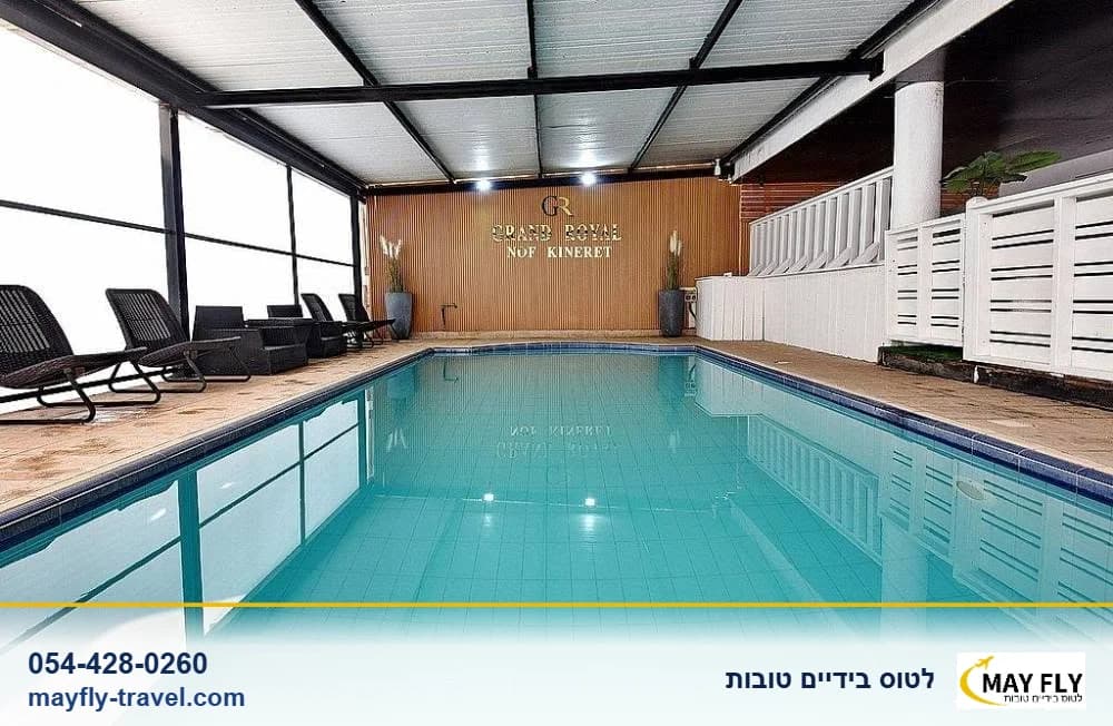 וילה גרנד רויאל נוף כנרת עם 8 חדרי שינה ובריכה מחוממת