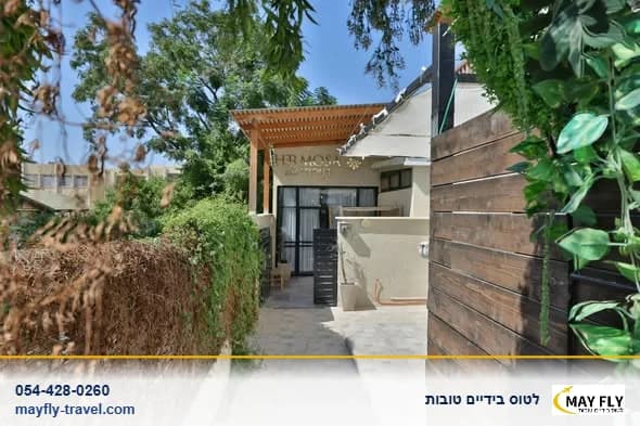 וילה בהרמוסה בקריית אתא עם בריכה פרטית מחוממת לסוכות