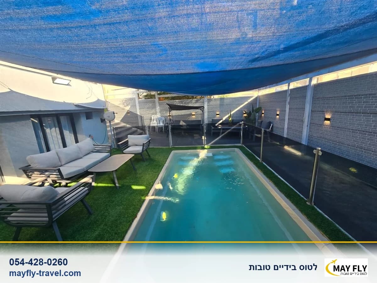 וילה להשכרה בטבריה ל-8 חדרי שינה עד 30 אורחים
