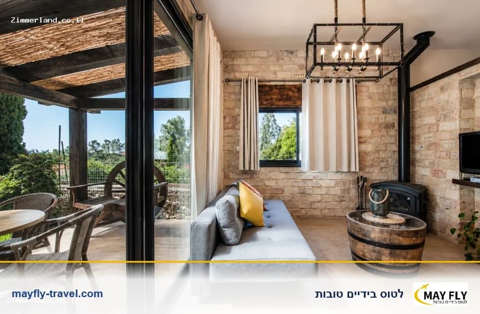 צימרים בוטיק לזוגות בקלע אלון ברמת הגולן