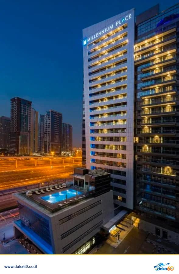 חמישה לילות בדובאי במלון Millennium Plaza Downtown עם טיסות ישירות